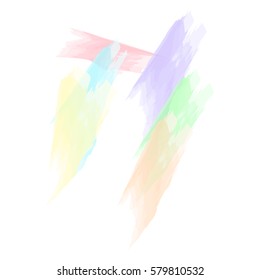 watercolor brushstrokes