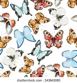 watercolor, butterfly, wallpaper,