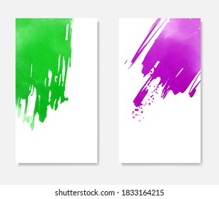 Watercolor card. Banner sale poster. Web banner element. Vector holiday illustration. Vector brush set. Watercolor style texture. Card design. Sale tag.