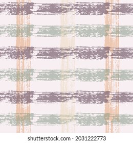 watercolor check ; vector, seamless pattern, hand painting, plaid Crossing horizontal and vertical lines with torn paper effect. Ethnic background. Baby boy blue pastel color plaid seamless pattern.