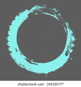 watercolor circle