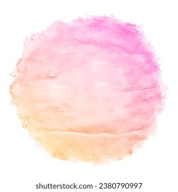 patrón de círculo de acuarela icono pastel