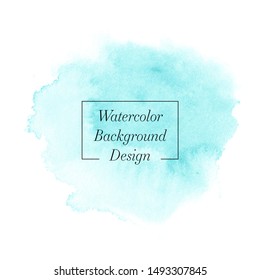 Watercolor cloud paint background - Vector. Perfect art abstract design for any creative ideas.