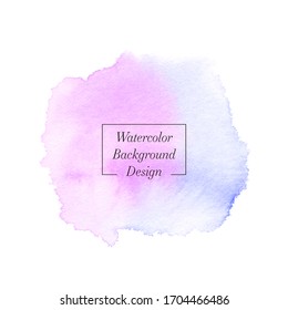 Watercolor cloud paint background - Vector. Perfect art abstract design for any creative ideas.