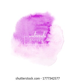 Watercolor cloud paint background - Vector. Perfect art abstract design for logo and creative card.