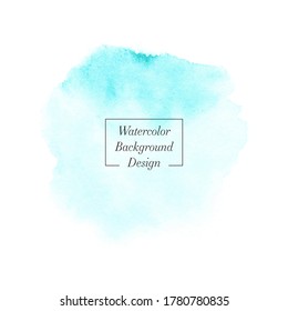 Watercolor cloud paint background - Vector. Perfect art abstract design for any creative ideas.