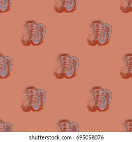 Watercolor cloud smear seamless pattern for background.