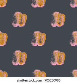 Watercolor cloud smear seamless pattern for background.