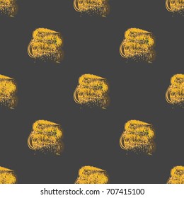 Watercolor cloud smear seamless pattern for background.