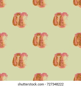 Watercolor cloud smear seamless pattern for background.