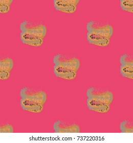 Watercolor cloud smear seamless pattern for background.