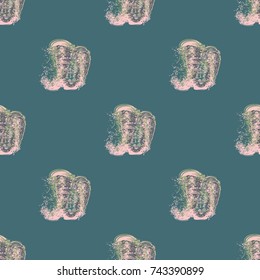 Watercolor cloud smear seamless pattern for background.