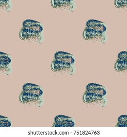 Watercolor cloud smear seamless pattern for background.