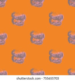 Watercolor cloud smear seamless pattern for background.