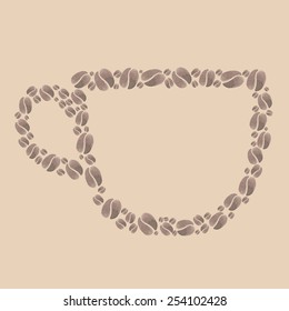 Watercolor coffee illustration 2 vector