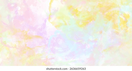Watercolor Colorful Brush stroked painted Abstract background	