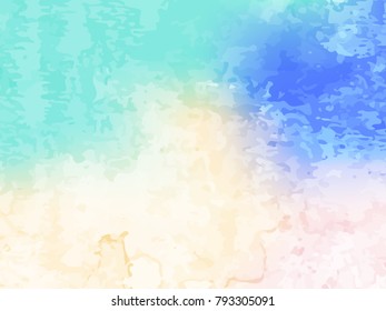 Watercolor colorful vector background
