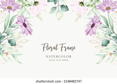 WATERCOLOR DAISY WEDDING invitation card set