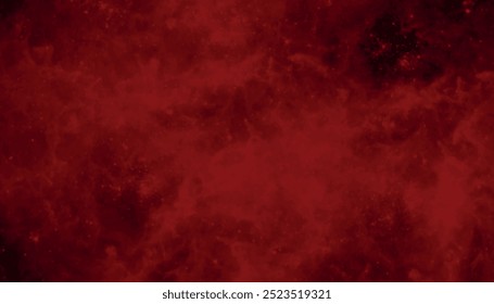 Watercolor vermelho escuro universo nebulosa preto. Textura vermelha abstrata moderna, fumaça vermelha como efeito de onda de nuvens no preto. Fundo de aquarela vermelho abstrato.	