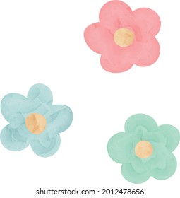 watercolor decorative element for design