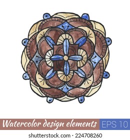 Watercolor design element