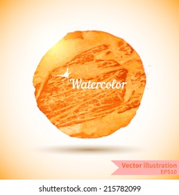 Watercolor design element for the realization of your best ideas.