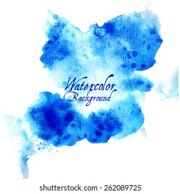 Watercolor Design Element for the Realization of your Best Ideas. 