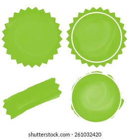 Watercolor design elements