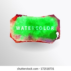 watercolor design elements,  watercolor design elements, background, label, ribbon