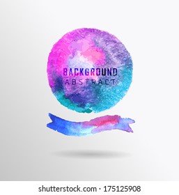  watercolor design elements,  watercolor design elements, background, label, ribbon