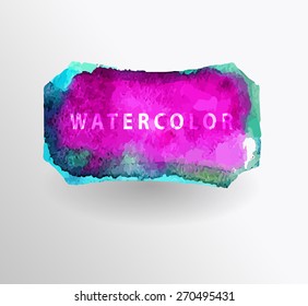  watercolor design elements,  watercolor design elements, background, label, ribbon