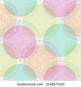 Watercolor design elements isolated on white background.  Rounded bubbles for abstract textures.