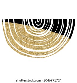 Watercolor doodle rainbow in line art style  colorful background. Modern shape line art wallpaper. Fashion print. Modern scandinavian design. Sweet dream.