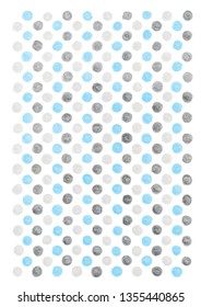 watercolor  dot pettern 