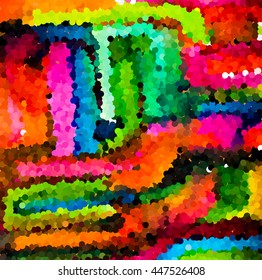 Watercolor dots pattern and background. Vector