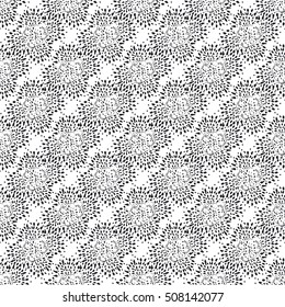 Watercolor dots pattern.  - stock vector