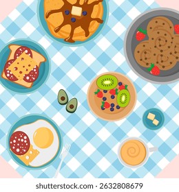 Watercolor drawing with orange and lemon on white cutting board isolated top view of breakfast with fork knife old fashioned concept for painting hobby and artistic workshop studio

