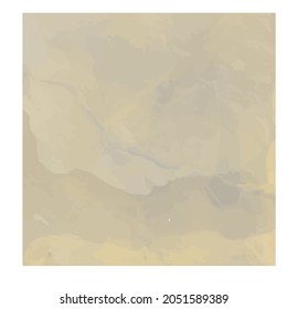 Watercolor drawn paper texture.Wet brush painted stains abstract illustration.