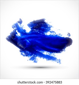 watercolor drips, blots, splash