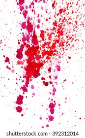watercolor, drops, splashes, vector