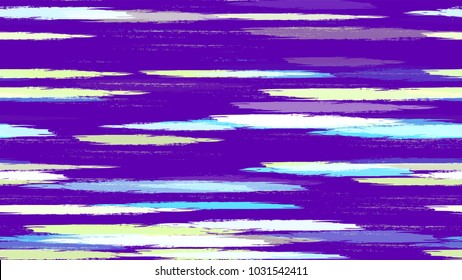 Watercolor Dry Brush Stripes in Grunge Style. Grungy Seamless Lines Pattern Design. Paint Watercolor Style Stripes. Packaging, Fabric Print Design Background.