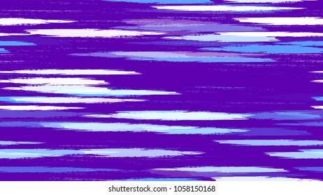 Watercolor Dry Brush Stripes in Grunge Style. Grungy Seamless Lines Pattern Design. Dyed Stripes in Watercolor Style. Advertising, Cover Print Design Pattern.