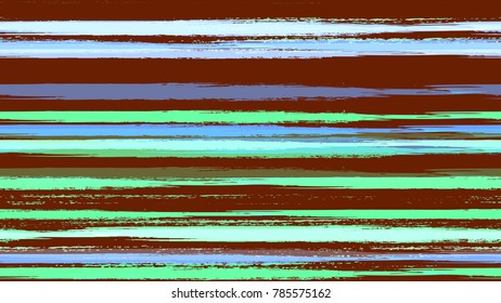 Watercolor Dry Brush Stripes in Grunge Style. Grungy Seamless Lines Pattern Design. Painted Watercolor Style Texture. Cloth, Linen, Textile Print Design Pattern.
