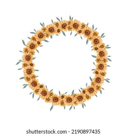 watercolor Elegant sunflower watercolor flower arrangement
