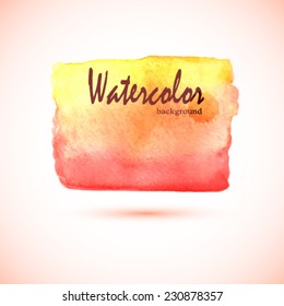 Watercolor element