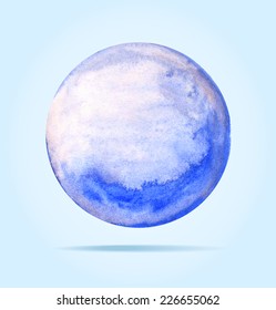 Watercolor element for design, vector