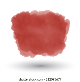 Watercolor element for design. Vector illustration