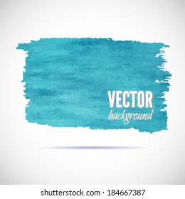 Watercolor elements for design. Vector illustration