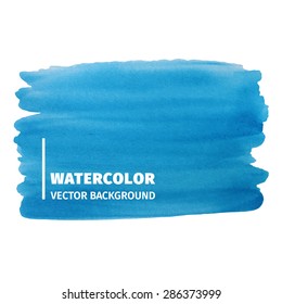 Watercolor elements for design. Vector illustration