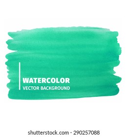 Watercolor elements for design. Vector illustration